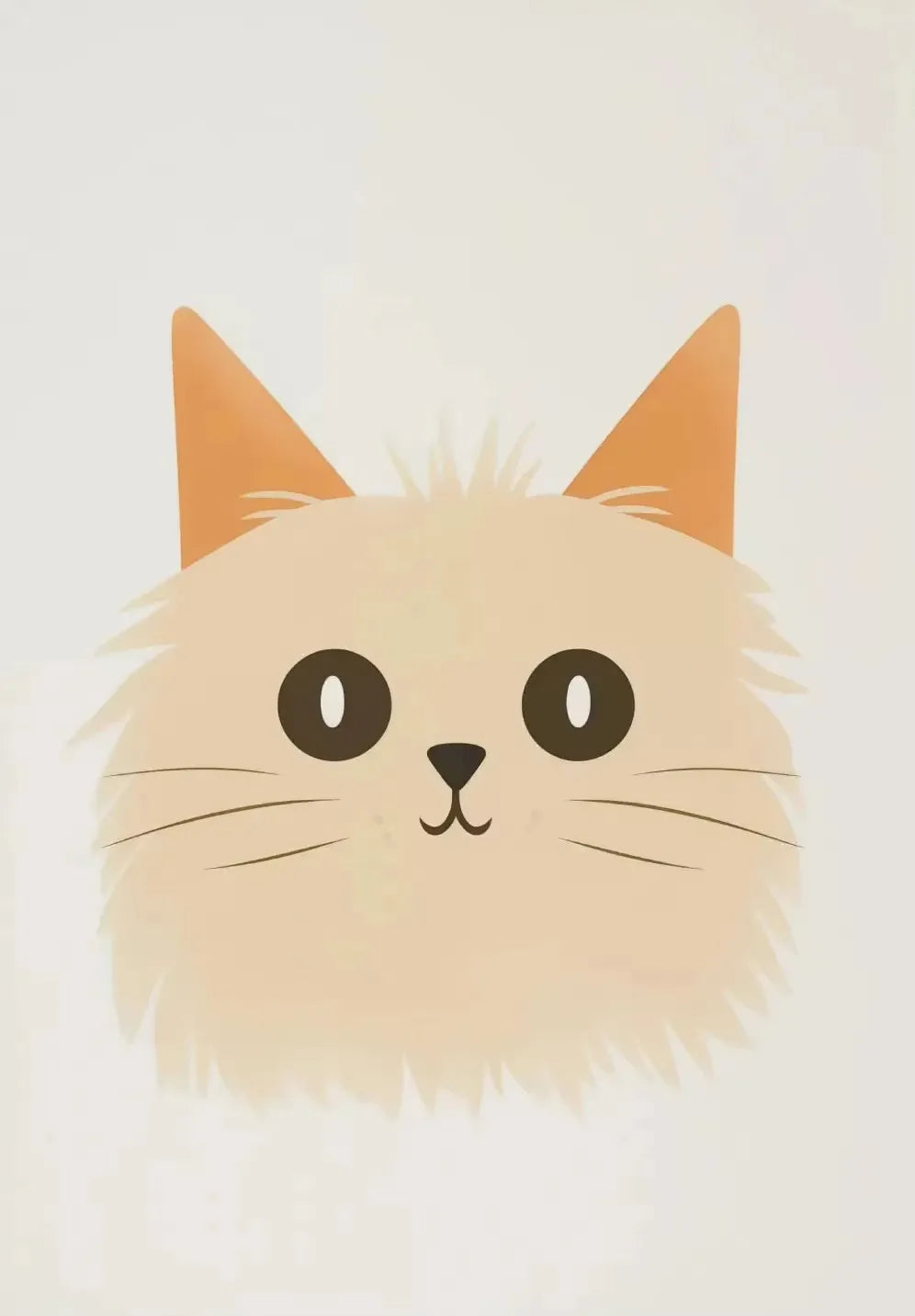 Cartoon Cute Cat Posters and Prints Minimalist Canvas Paintings Modern Wall Art Picture for Kids Room Nursery Decor Gifts