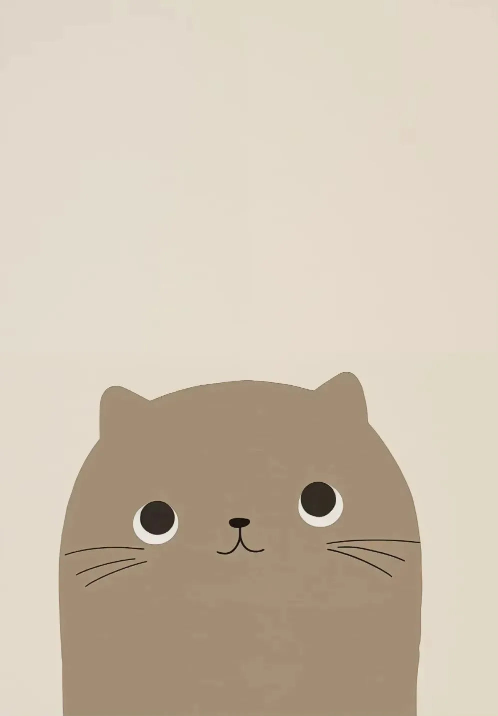 Cartoon Cute Cat Posters and Prints Minimalist Canvas Paintings Modern Wall Art Picture for Kids Room Nursery Decor Gifts