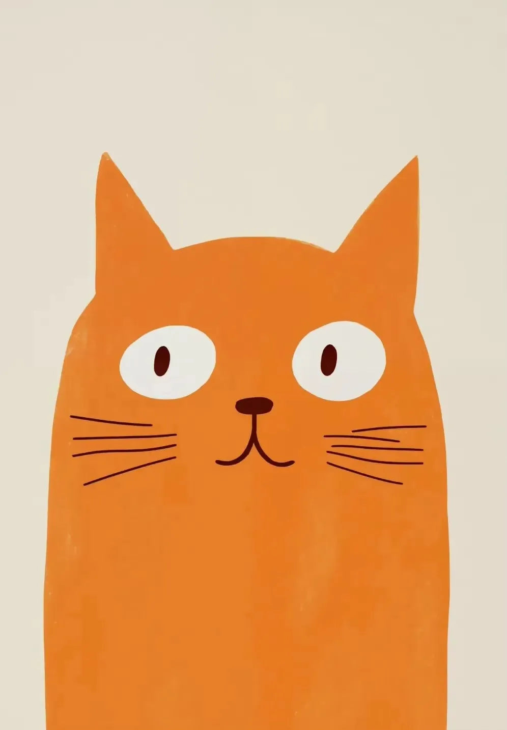 Cartoon Cute Cat Posters and Prints Minimalist Canvas Paintings Modern Wall Art Picture for Kids Room Nursery Decor Gifts
