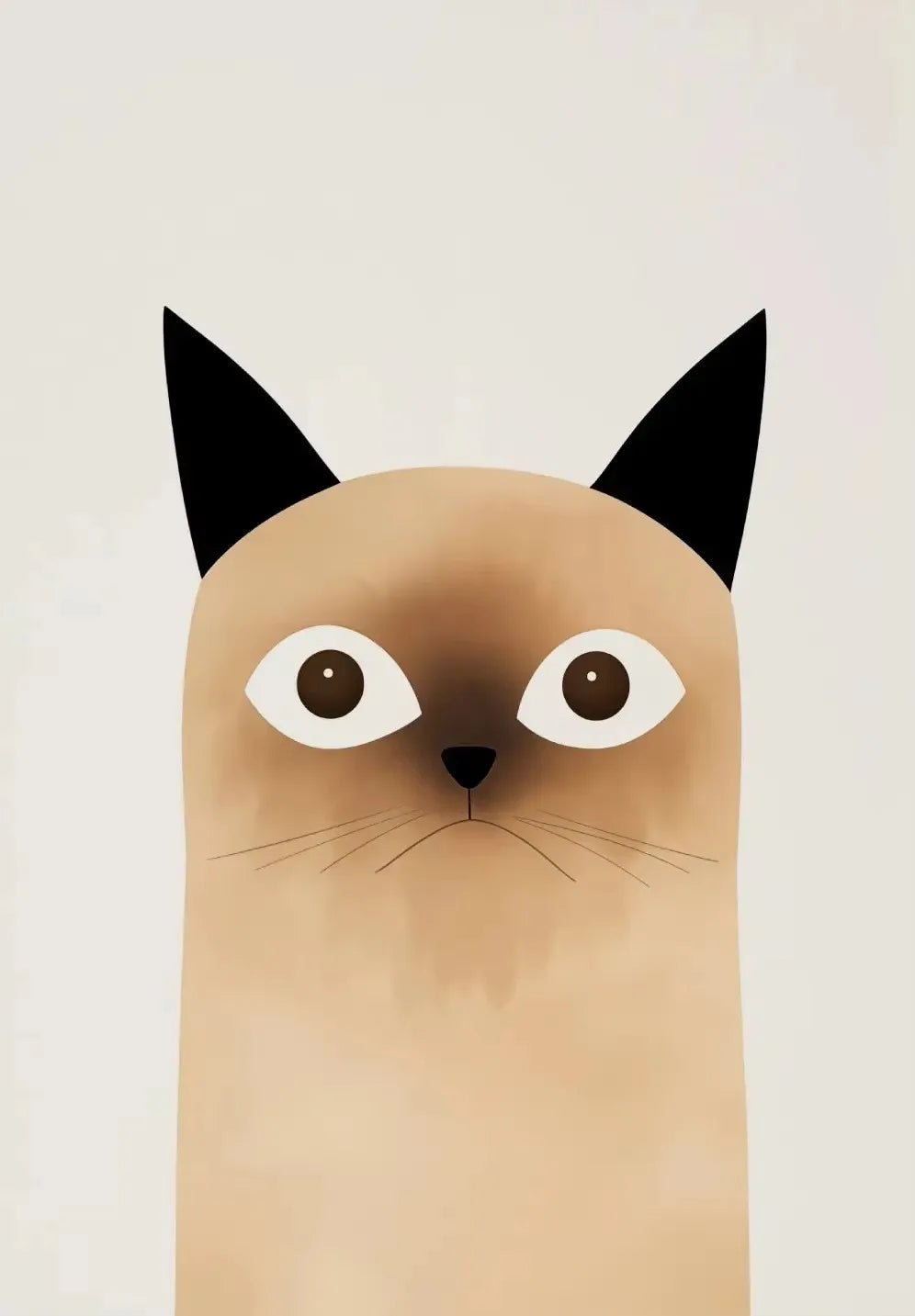 Cartoon Cute Cat Posters and Prints Minimalist Canvas Paintings Modern Wall Art Picture for Kids Room Nursery Decor Gifts