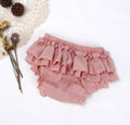 Double Layers Baby Girls Tutu Skirt Shorts Summer Cozy Muslim Cotton Baby Bloomers Toddler Short Pants Children Pettiskirt 0-3y