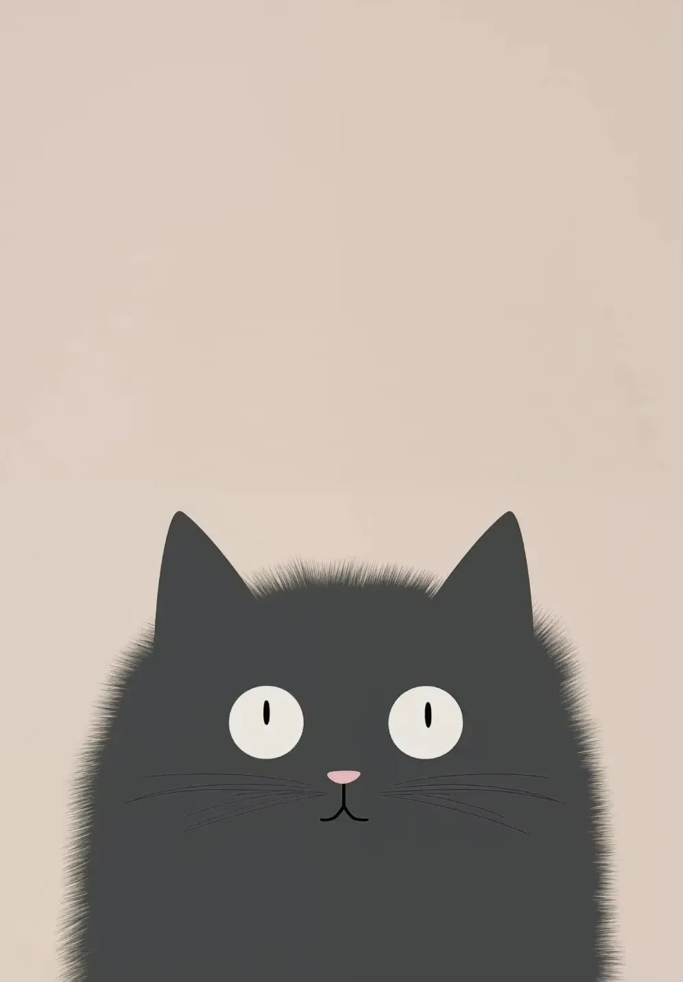 Cartoon Cute Cat Posters and Prints Minimalist Canvas Paintings Modern Wall Art Picture for Kids Room Nursery Decor Gifts